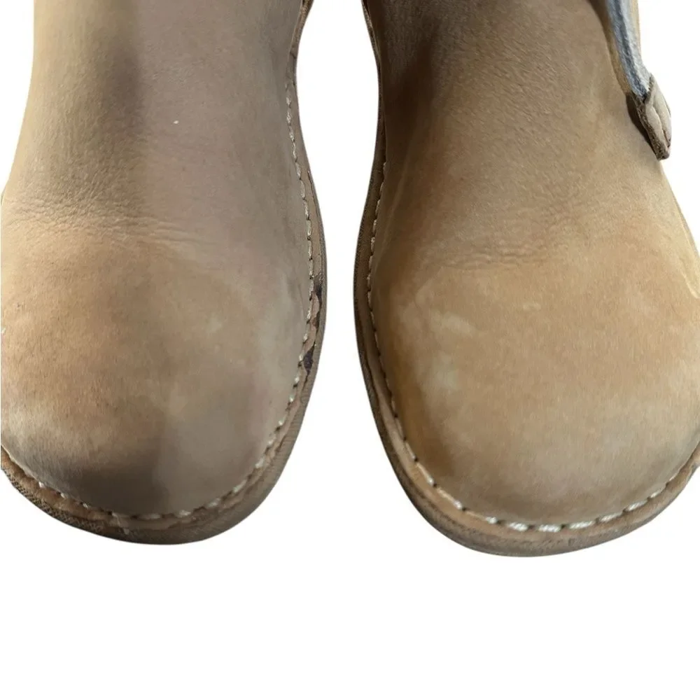 UGG Australia Catalina Tall Boots Honey Bun Womens 5 EU 36 Shearling Leather